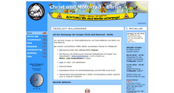 Desktop Screenshot of christ-und-motorrad.de